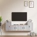 Set dulapuri TV, 4 piese, gri sonoma, lemn prelucrat - WALTI WALTI