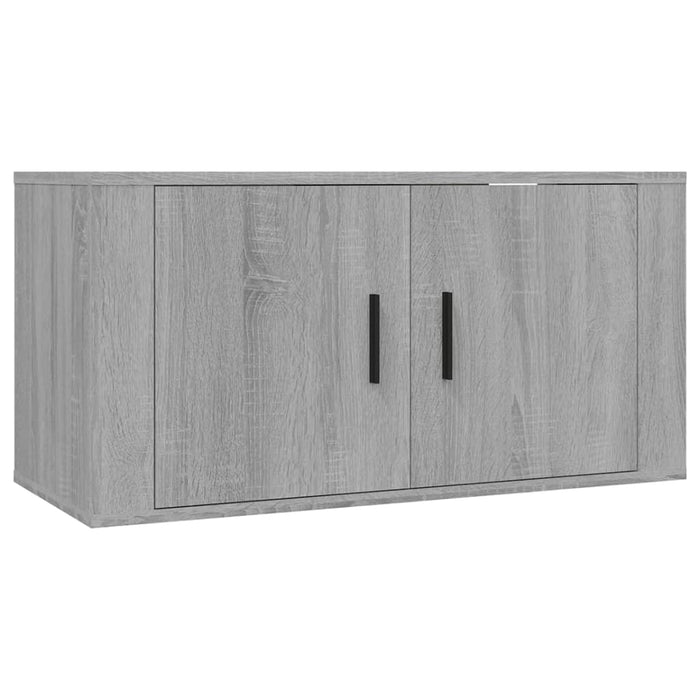 Set dulapuri TV, 2 piese, gri sonoma, lemn prelucrat WALTI