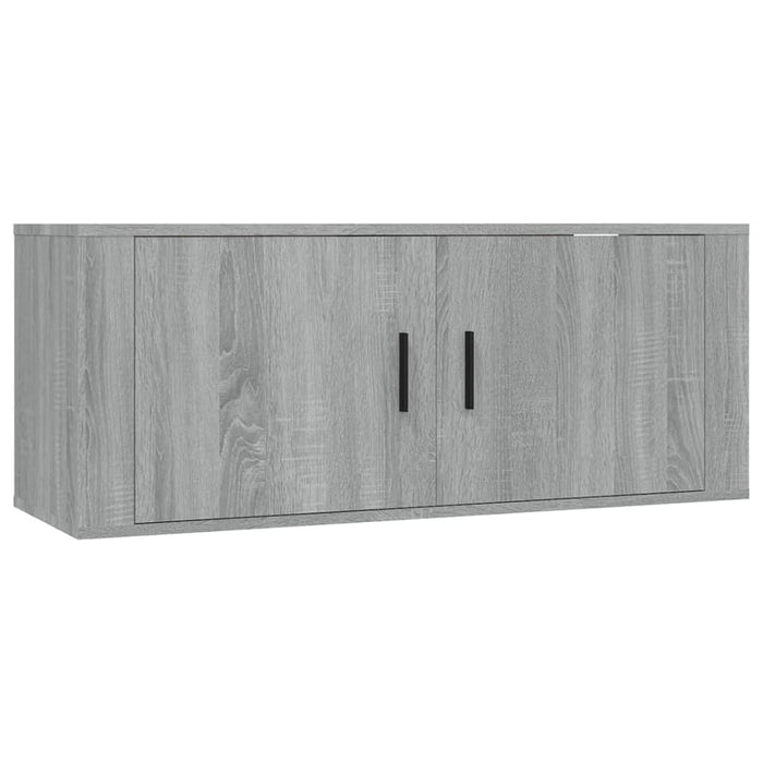 Set dulapuri TV, 5 piese, gri sonoma, lemn prelucrat WALTI