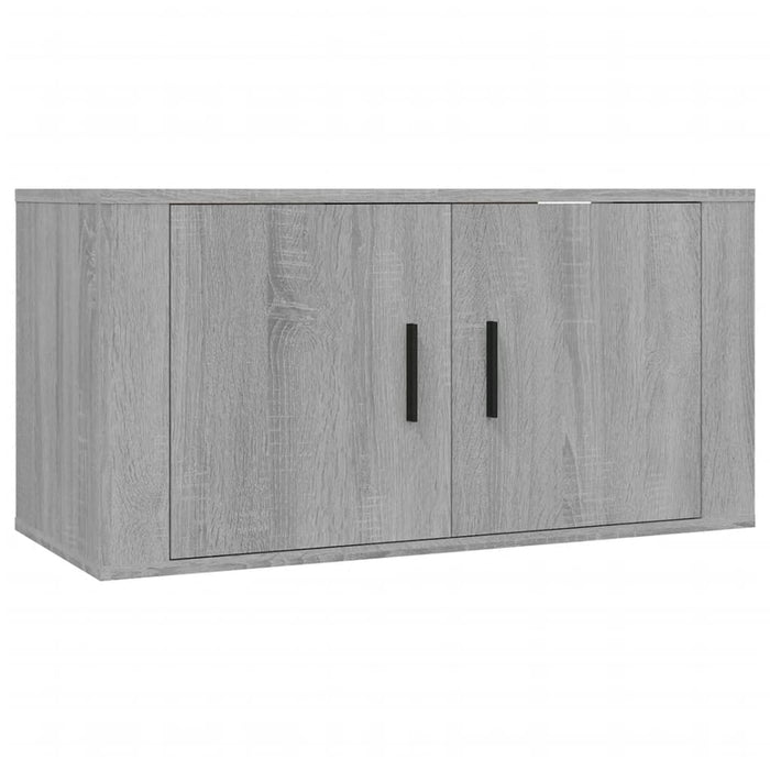 Set dulapuri TV, 6 piese, gri sonoma, lemn prelucrat WALTI
