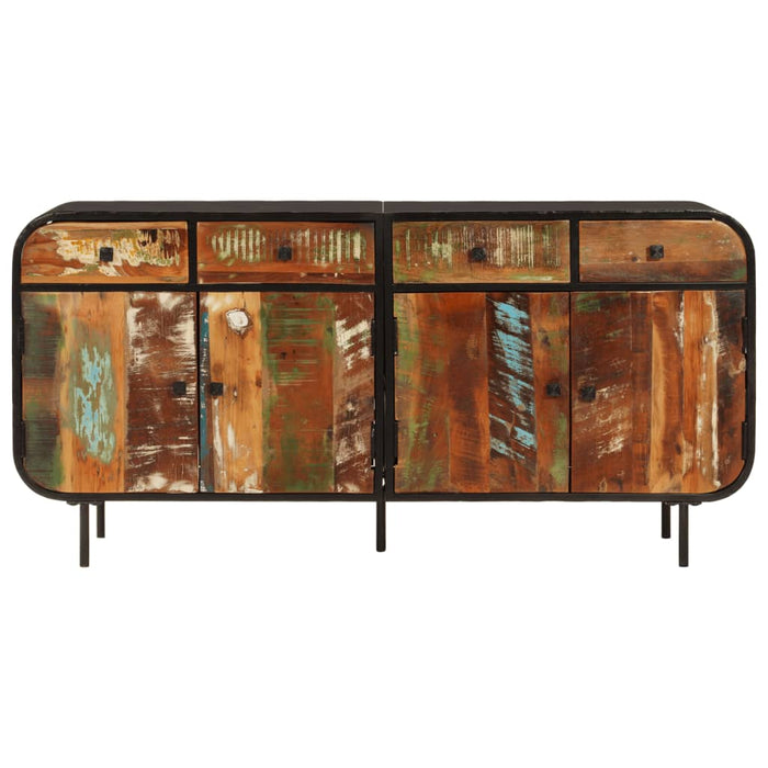 Dulap, 140x35x70 cm, lemn masiv reciclat și metal - WALTI WALTI
