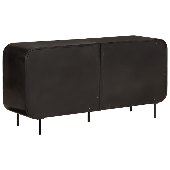 Dulap, 140x35x70 cm, lemn masiv reciclat și metal - WALTI WALTI