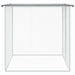 Coteț pui cu acoperiș gri deschis 103x98x90 cm oțel galvanizat - WALTI WALTI