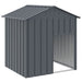 Cușcă câine cu acoperiș antracit 117x103x123 cm oțel galvanizat - WALTI WALTI