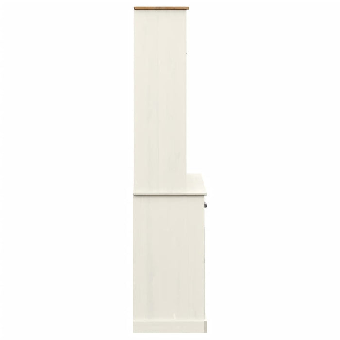 Dulap înalt VIGO, alb, 78x40x175 cm, lemn masiv de pin - WALTI WALTI