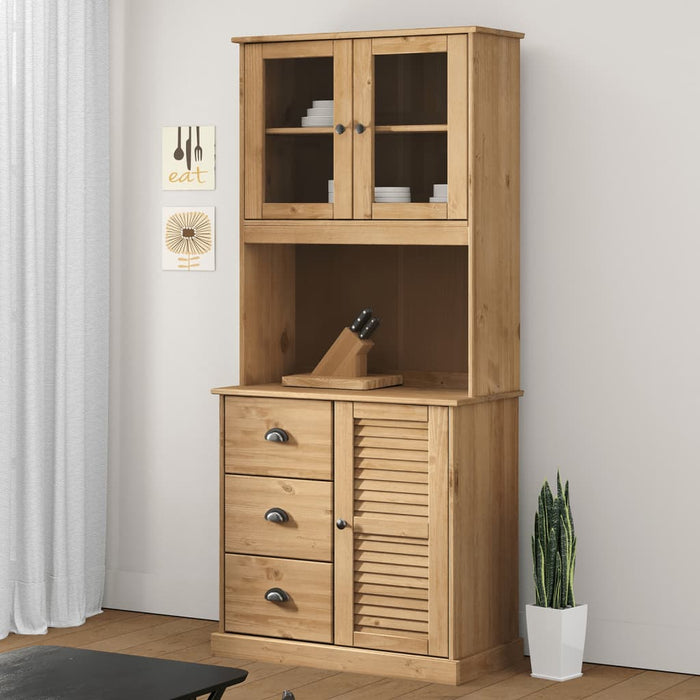 Dulap înalt VIGO, 78x40x175 cm, lemn masiv de pin - WALTI WALTI