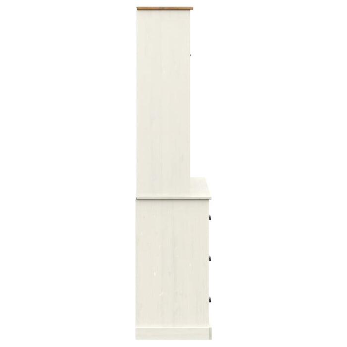 Dulap înalt VIGO, alb, 78x40x175 cm, lemn masiv de pin - WALTI WALTI