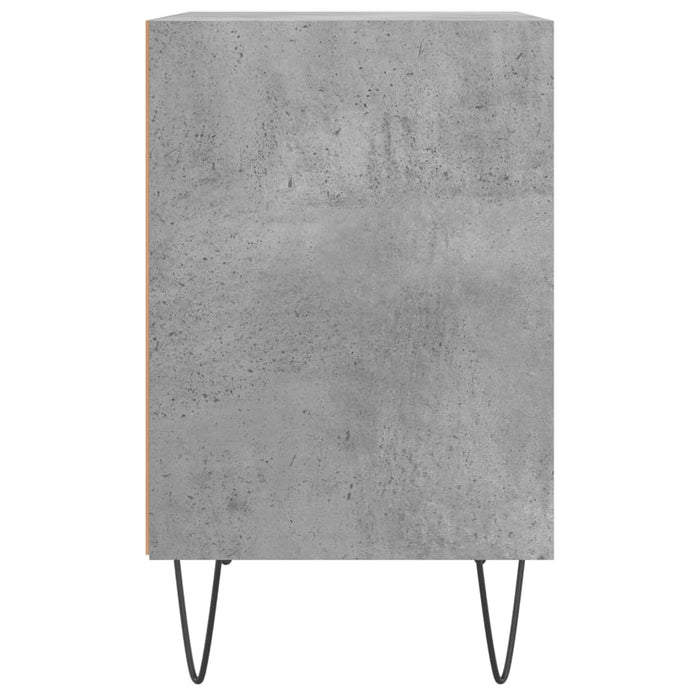 Noptiere, 2 buc., gri beton, 40x30x50 cm, lemn compozit - WALTI WALTI