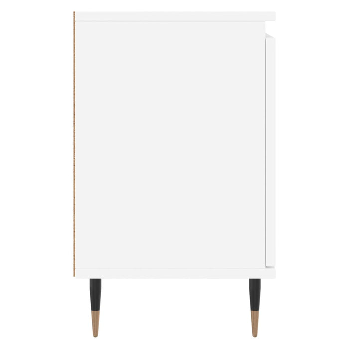 Noptiere, 2 buc, alb, 40x30x50 cm, lemn compozit - WALTI WALTI
