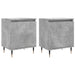 Noptiere, 2 buc., gri beton, 40x30x50 cm, lemn compozit - WALTI WALTI