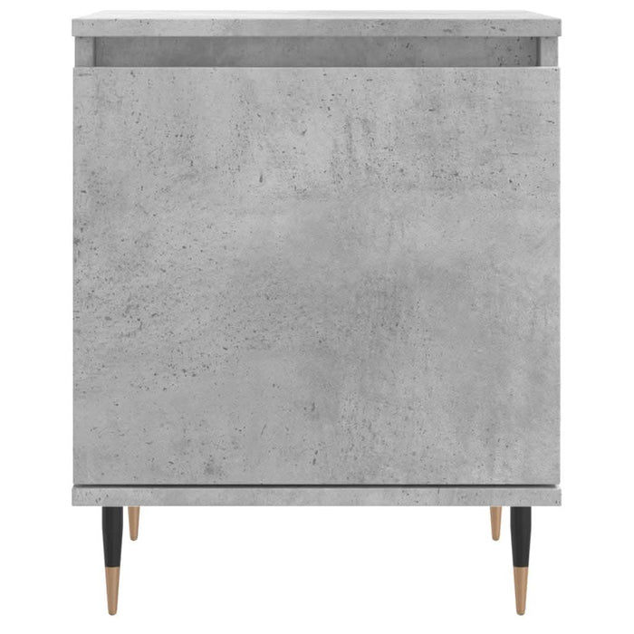 Noptiere, 2 buc., gri beton, 40x30x50 cm, lemn compozit - WALTI WALTI