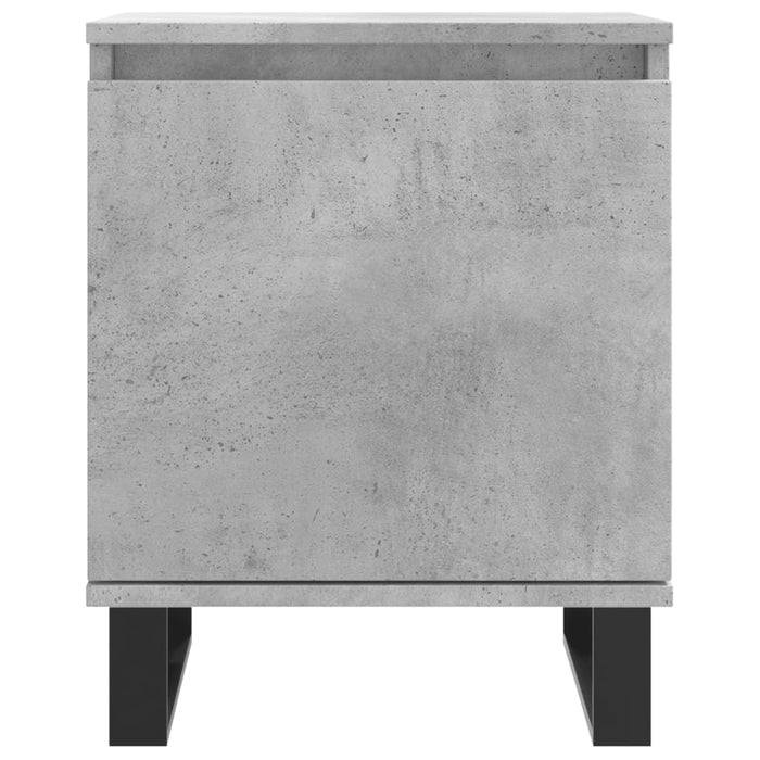Noptiere, 2 buc., gri beton, 40x30x50 cm, lemn compozit - WALTI WALTI