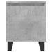 Noptiere, 2 buc., gri beton, 40x30x50 cm, lemn compozit - WALTI WALTI