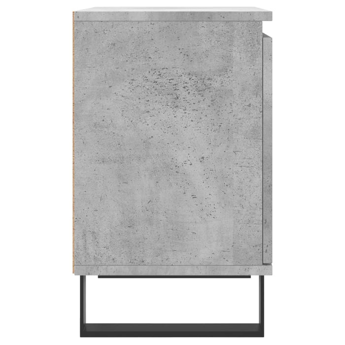 Noptiere, 2 buc., gri beton, 40x30x50 cm, lemn compozit - WALTI WALTI