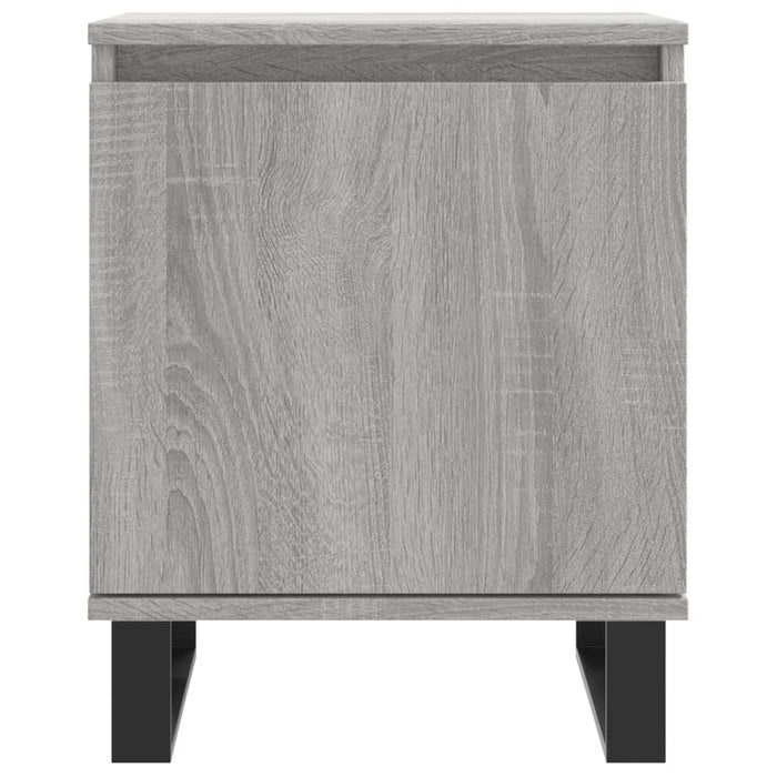 Noptiere, 2 buc., gri sonoma, 40x30x50 cm, lemn compozit WALTI