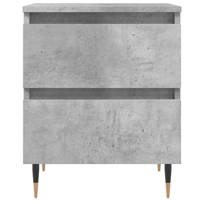 Noptieră, gri beton, 40x35x50 cm, lemn compozit - WALTI WALTI