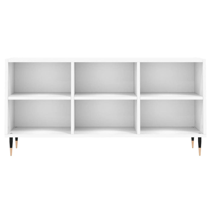 Comodă TV, alb, 103,5x30x50 cm, lemn compozit - WALTI WALTI