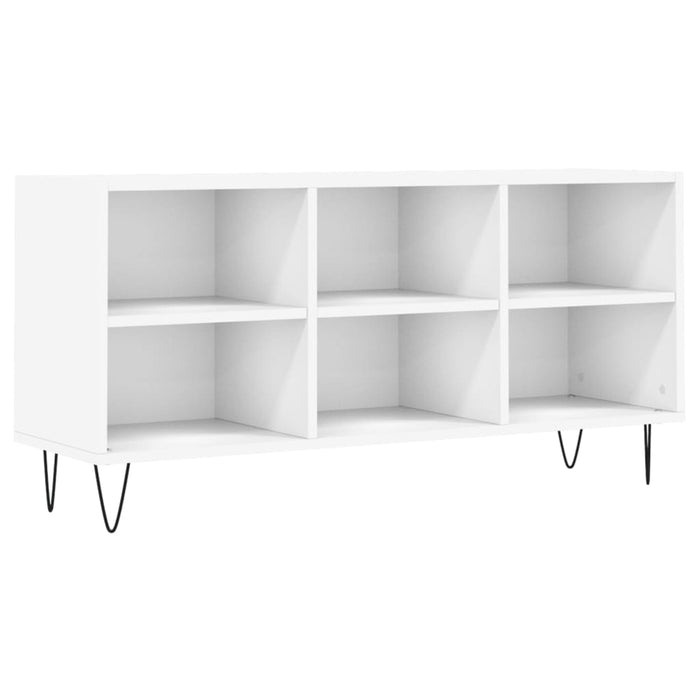 Comodă TV, alb, 103,5x30x50 cm, lemn compozit - WALTI WALTI