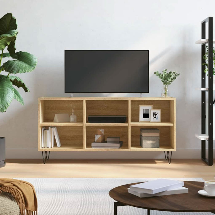 Comodă TV, stejar sonoma, 103,5x30x50 cm, lemn compozit - WALTI WALTI