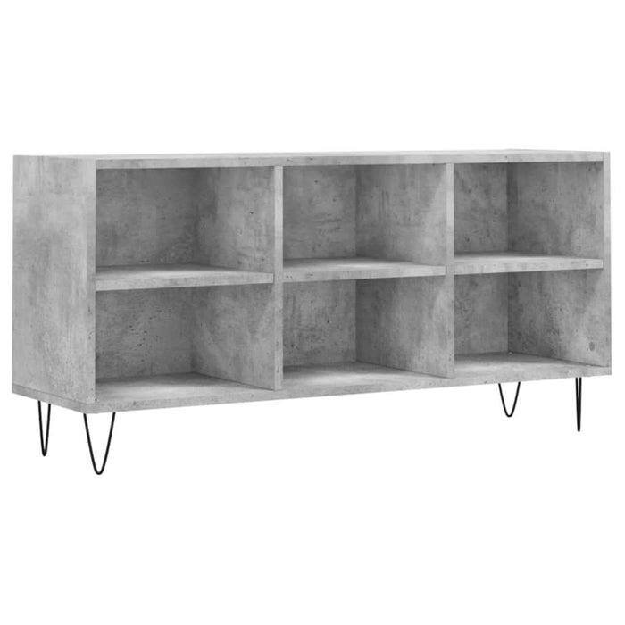 Comodă TV, gri beton, 103,5x30x50 cm, lemn compozit - WALTI WALTI