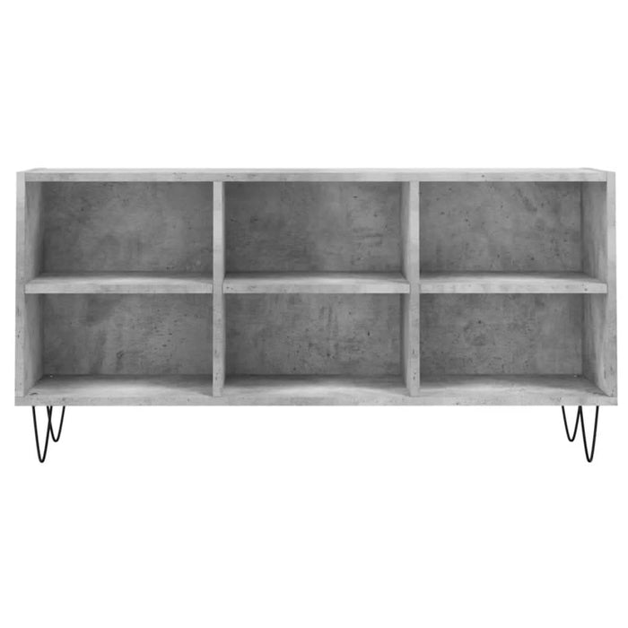 Comodă TV, gri beton, 103,5x30x50 cm, lemn compozit - WALTI WALTI