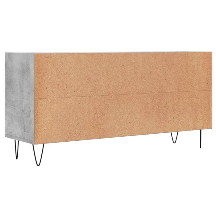 Comodă TV, gri beton, 103,5x30x50 cm, lemn compozit - WALTI WALTI