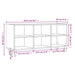 Comodă TV, gri beton, 103,5x30x50 cm, lemn compozit - WALTI WALTI