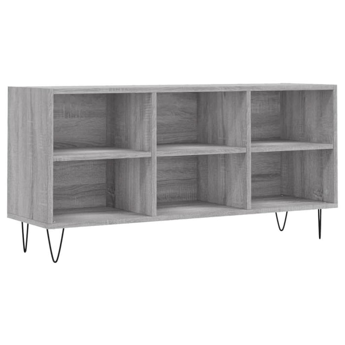 Comodă TV, gri sonoma, 103,5x30x50 cm, lemn compozit - WALTI WALTI