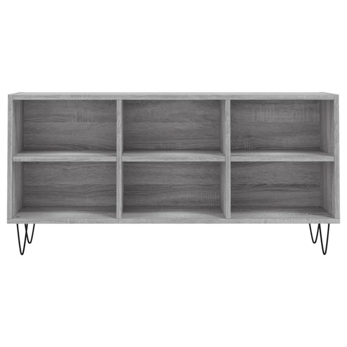 Comodă TV, gri sonoma, 103,5x30x50 cm, lemn compozit - WALTI WALTI