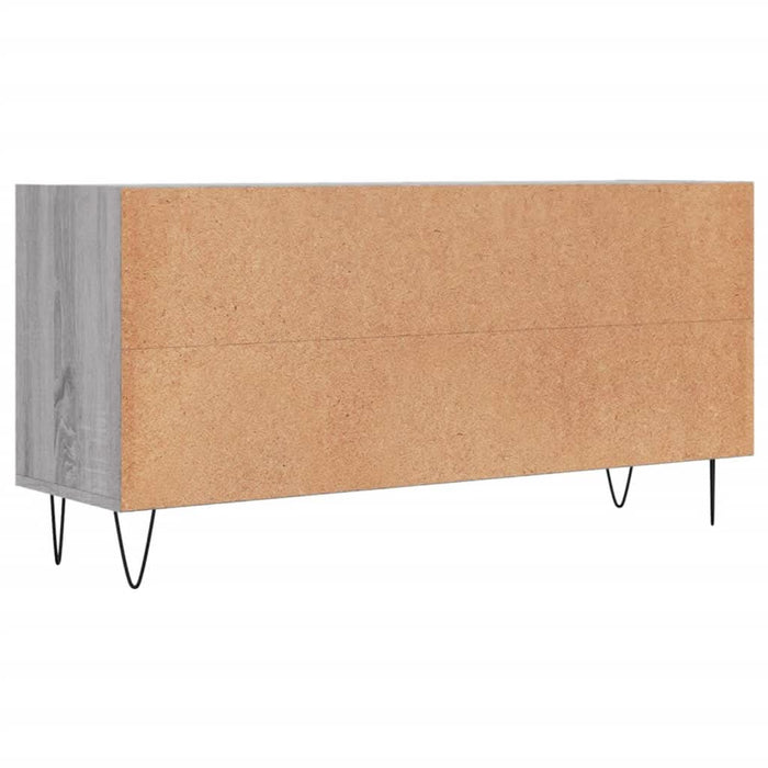 Comodă TV, gri sonoma, 103,5x30x50 cm, lemn compozit - WALTI WALTI