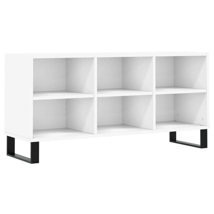 Comodă TV, alb, 103,5x30x50 cm, lemn compozit - WALTI WALTI