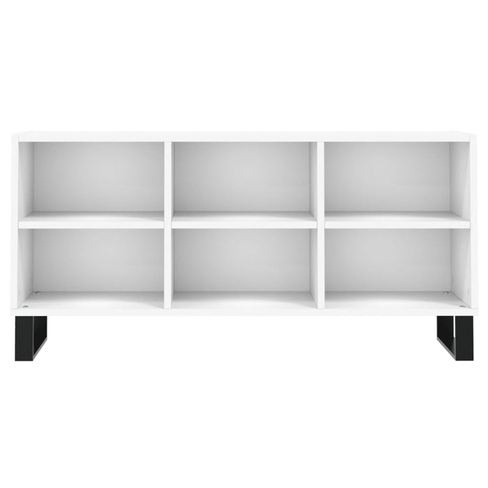 Comodă TV, alb, 103,5x30x50 cm, lemn compozit - WALTI WALTI