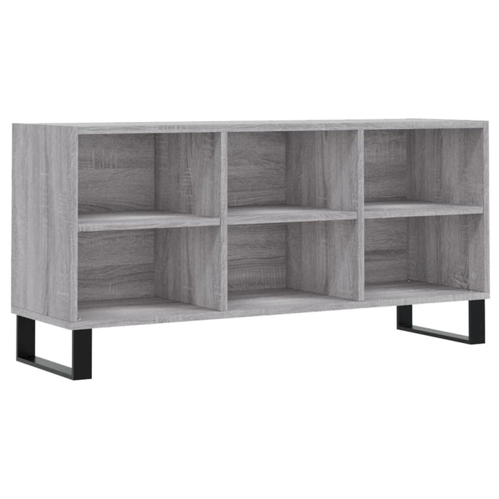 Comodă TV, gri sonoma, 103,5x30x50 cm, lemn compozit - WALTI WALTI