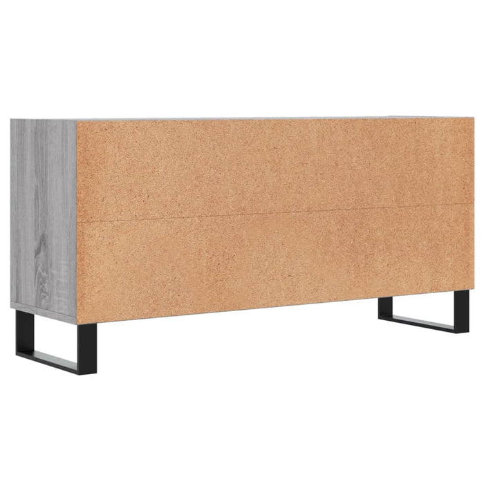 Comodă TV, gri sonoma, 103,5x30x50 cm, lemn compozit - WALTI WALTI