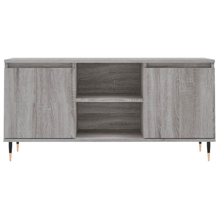 Comodă TV, gri sonoma, 104x35x50 cm, lemn compozit - WALTI WALTI