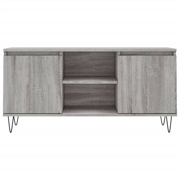 Comodă TV, gri sonoma, 104x35x50 cm, lemn compozit - WALTI WALTI