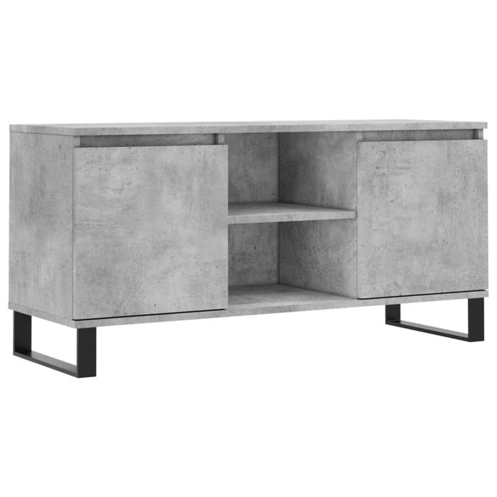 Comodă TV, gri beton, 104x35x50 cm, lemn compozit - WALTI WALTI