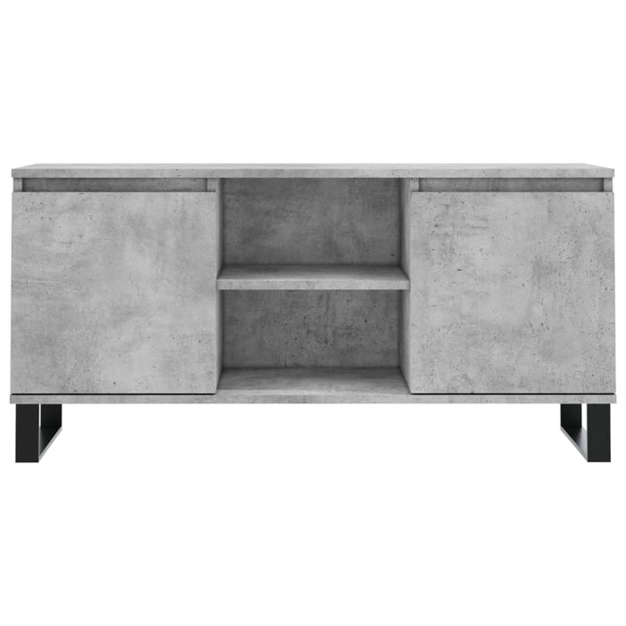 Comodă TV, gri beton, 104x35x50 cm, lemn compozit - WALTI WALTI