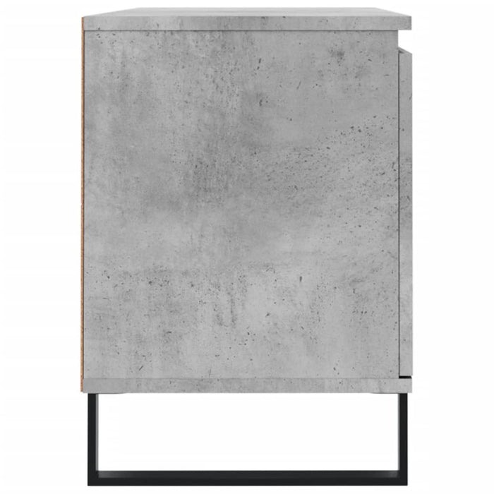 Comodă TV, gri beton, 104x35x50 cm, lemn compozit - WALTI WALTI