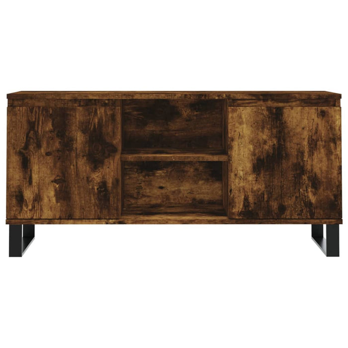 Comodă TV, stejar fumuriu, 104x35x50 cm, lemn compozit - WALTI WALTI