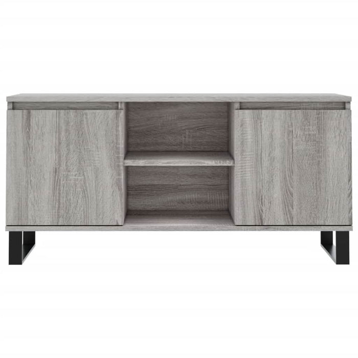 Comodă TV, gri sonoma, 104x35x50 cm, lemn compozit - WALTI WALTI