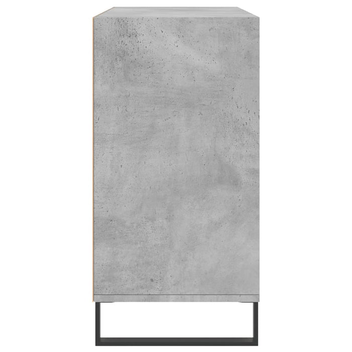 Servantă, gri beton, 103,5x35x70 cm, lemn compozit WALTI