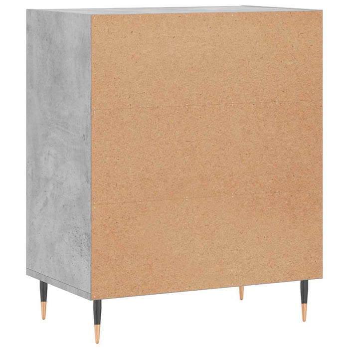 Servantă, gri beton, 57x35x70 cm, lemn compozit - WALTI WALTI