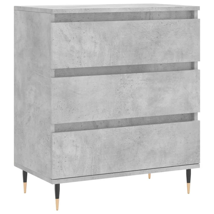 Servantă, gri beton, 60x35x70 cm, lemn prelucrat - WALTI WALTI
