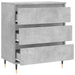 Servantă, gri beton, 60x35x70 cm, lemn prelucrat - WALTI WALTI