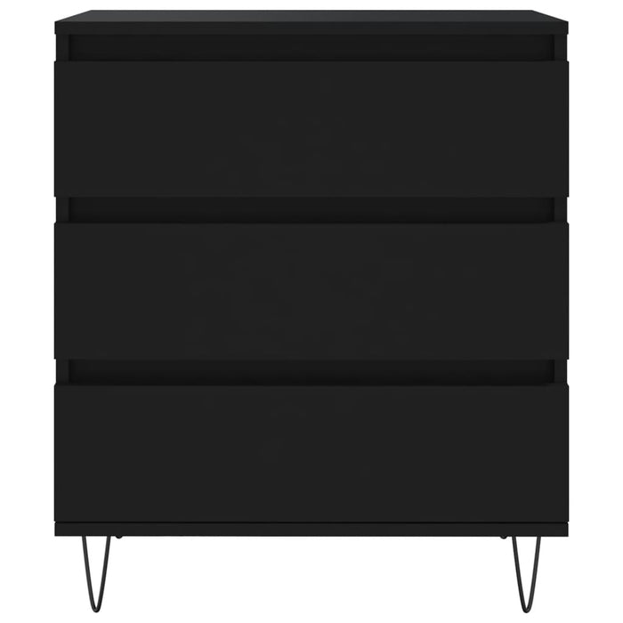 Servantă, negru, 60x35x70 cm, lemn prelucrat WALTI