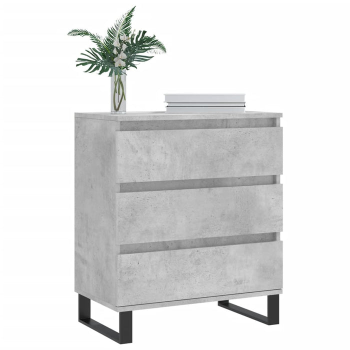 Servantă, gri beton, 60x35x70 cm, lemn prelucrat - WALTI WALTI