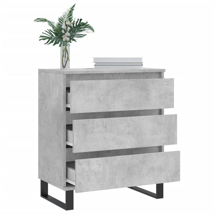 Servantă, gri beton, 60x35x70 cm, lemn prelucrat - WALTI WALTI
