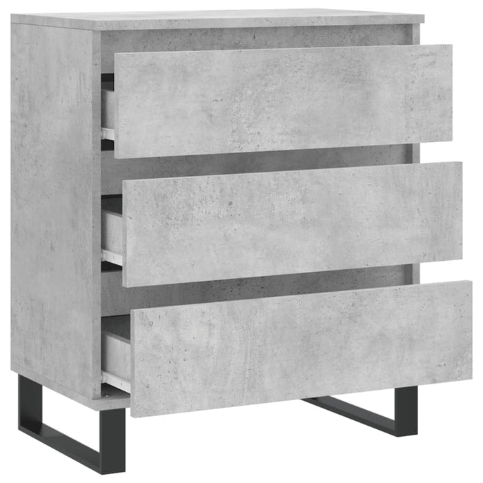 Servantă, gri beton, 60x35x70 cm, lemn prelucrat - WALTI WALTI