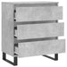 Servantă, gri beton, 60x35x70 cm, lemn prelucrat - WALTI WALTI